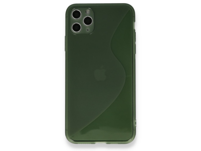 Newface iPhone 11 Pro Kılıf S Silikon - Yeşil