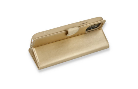 Newface iPhone 11 Pro Kılıf Trend S Plus Kapaklı Kılıf - Gold