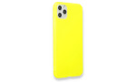 Newface iPhone 11 Pro Kılıf Hopi Silikon - Sarı