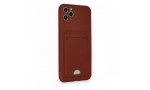 Newface iPhone 11 Pro Max Kılıf Kelvin Kartvizitli Silikon - Bordo