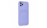 Newface iPhone 11 Pro Max Kılıf Kelvin Kartvizitli Silikon - Lila
