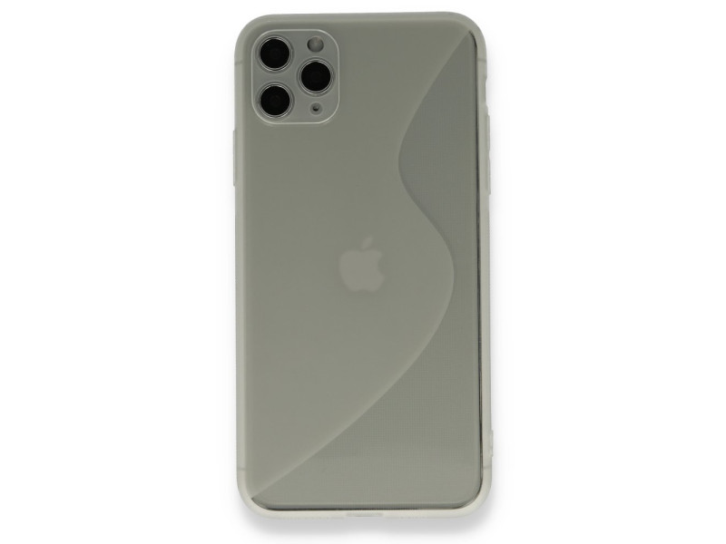Newface iPhone 11 Pro Max Kılıf S Silikon - Şeffaf