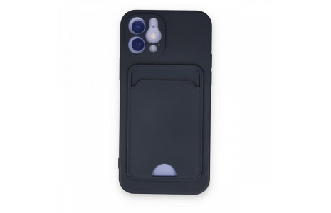 Newface iPhone 12 Kılıf Kelvin Kartvizitli Silikon - Lacivert