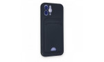 Newface iPhone 12 Kılıf Kelvin Kartvizitli Silikon - Lacivert