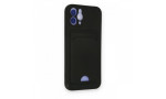 Newface iPhone 12 Kılıf Kelvin Kartvizitli Silikon - Siyah