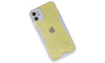 Newface iPhone 12 Kılıf Platin Simli Silikon - Lila