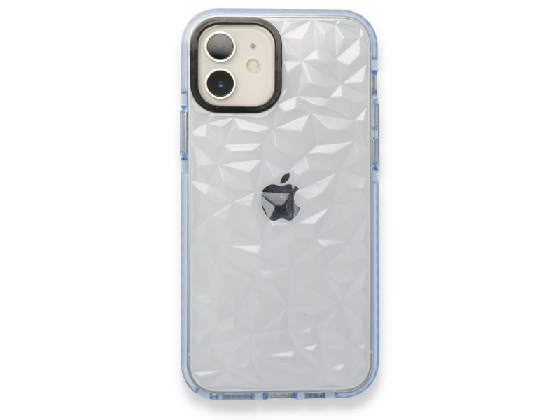 Newface iPhone 12 Kılıf Salda Silikon - Mavi