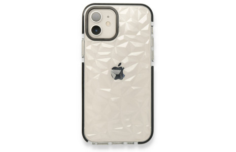 Newface iPhone 12 Kılıf Salda Silikon - Siyah