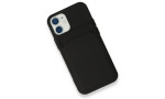 Newface iPhone 12 Mini Kılıf Kelvin Kartvizitli Silikon - Siyah