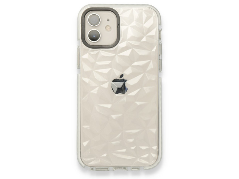 Newface iPhone 12 Mini Kılıf Salda Silikon - Beyaz