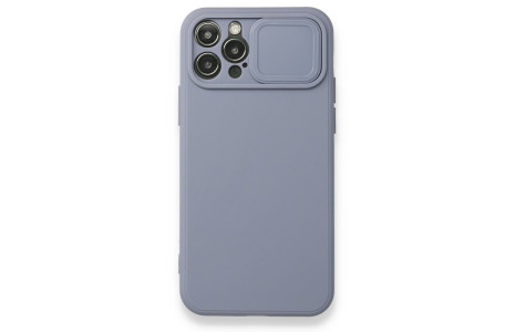 Newface iPhone 12 Pro Kılıf Color Lens Silikon - Gri