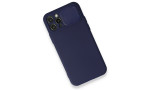 Newface iPhone 12 Pro Kılıf Color Lens Silikon - Lacivert