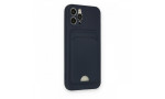 Newface iPhone 12 Pro Kılıf Kelvin Kartvizitli Silikon - Lacivert
