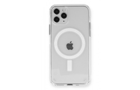 Newface iPhone 12 Pro Kılıf Magneticsafe Şeffaf Silikon - Şeffaf