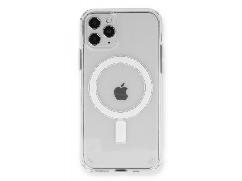 Newface iPhone 12 Pro Kılıf Magneticsafe Şeffaf Silikon - Şeffaf