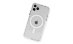 Newface iPhone 12 Pro Kılıf Magneticsafe Şeffaf Silikon - Şeffaf