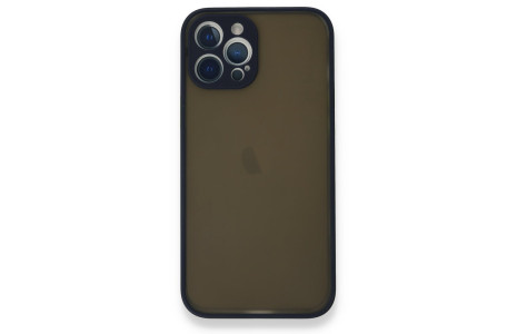 Newface iPhone 12 Pro Kılıf Montreal Silikon Kapak - Lacivert