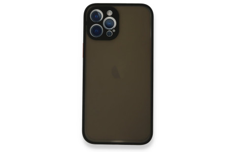 Newface iPhone 12 Pro Kılıf Montreal Silikon Kapak - Siyah