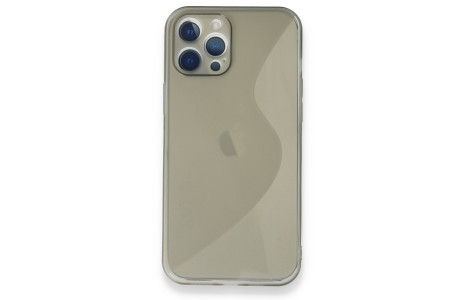 Newface iPhone 12 Pro Kılıf S Silikon - Gri