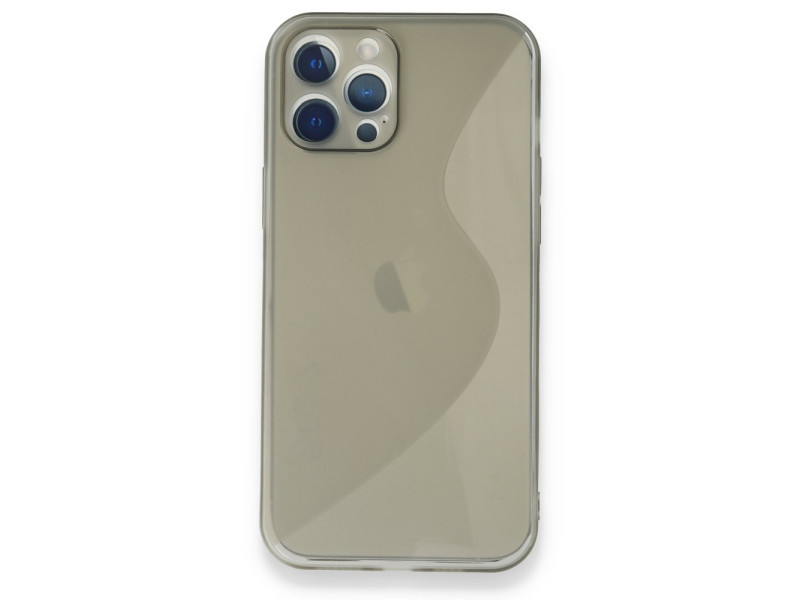 Newface iPhone 12 Pro Kılıf S Silikon - Gri