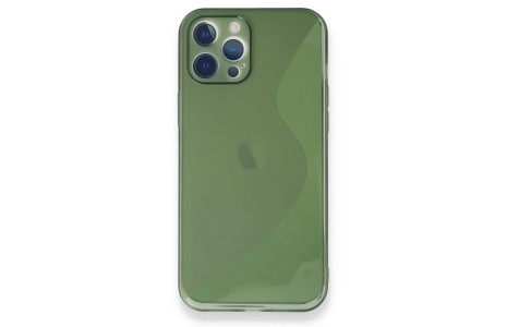Newface iPhone 12 Pro Kılıf S Silikon - Yeşil