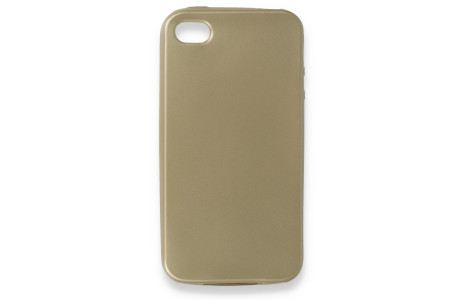 Newface iPhone 4 Kılıf First Silikon - Gold