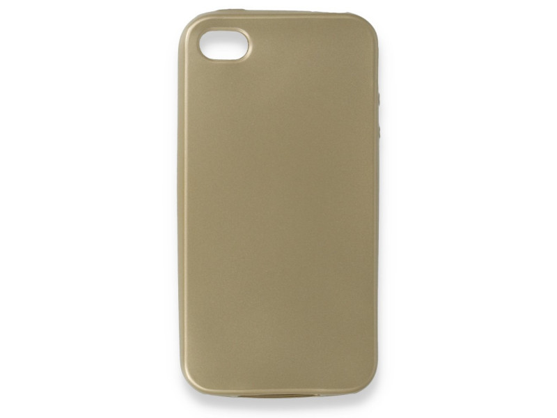 Newface iPhone 4 Kılıf First Silikon - Gold