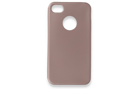 Newface iPhone 4 Kılıf First Silikon - Rose Gold