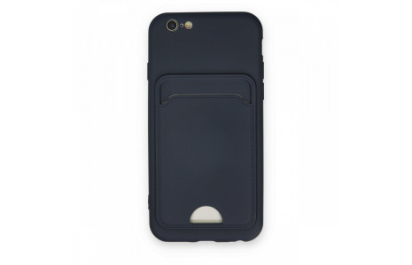 Newface iPhone 6 Kılıf Kelvin Kartvizitli Silikon - Lacivert