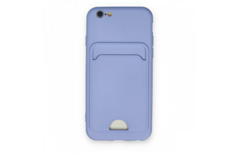 Newface iPhone 6 Kılıf Kelvin Kartvizitli Silikon - Lila