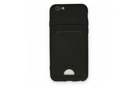 Newface iPhone 6 Kılıf Kelvin Kartvizitli Silikon - Siyah