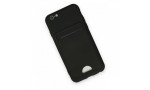 Newface iPhone 6 Kılıf Kelvin Kartvizitli Silikon - Siyah
