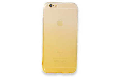 Newface iPhone 6 Kılıf Lüx Çift Renkli Silikon - Sarı