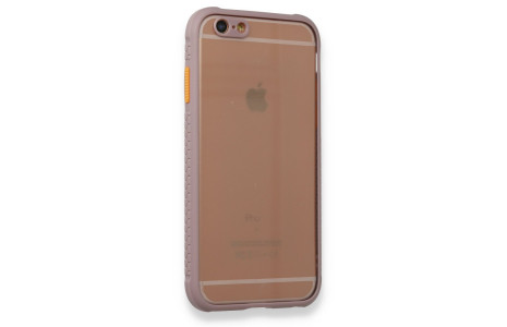 Newface iPhone 6 Kılıf Miami Şeffaf Silikon - Açık Mor