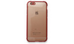 Newface iPhone 6 Kılıf Miami Şeffaf Silikon - Fuşya