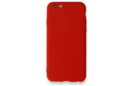 Newface iPhone 6 Kılıf First Silikon - Kırmızı