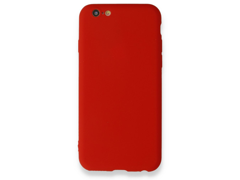 Newface iPhone 6 Kılıf First Silikon - Kırmızı