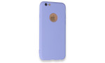 Newface iPhone 6 Kılıf First Silikon - Lila
