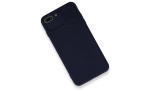 Newface iPhone 7 Plus Kılıf Color Lens Silikon - Lacivert