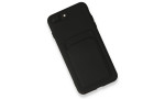 Newface iPhone 8 Plus Kılıf Kelvin Kartvizitli Silikon - Siyah