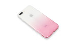 Newface iPhone 7 Plus Kılıf Lüx Çift Renkli Silikon - Pembe