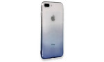 Newface iPhone 7 Plus Kılıf Lüx Çift Renkli Silikon - Siyah