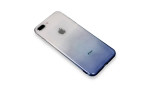 Newface iPhone 7 Plus Kılıf Lüx Çift Renkli Silikon - Siyah