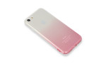 Newface iPhone 7 Kılıf Lüx Çift Renkli Silikon - Pembe