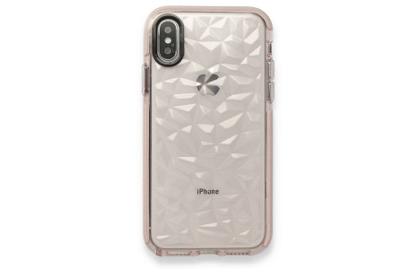 Newface iPhone X Kılıf Salda Silikon - Pembe
