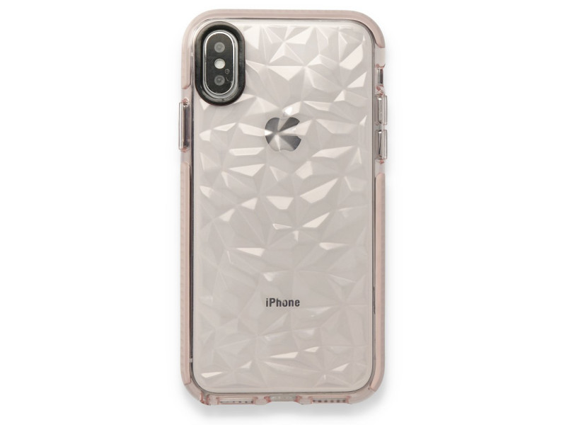 Newface iPhone X Kılıf Salda Silikon - Pembe