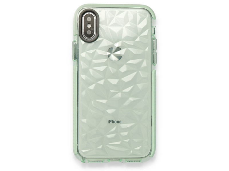 Newface iPhone X Kılıf Salda Silikon - Yeşil