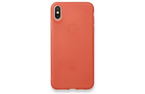 Newface iPhone X Kılıf Hopi Silikon - Kırmızı