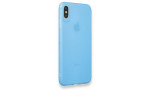 Newface iPhone XS Max Kılıf Hopi Silikon - Mavi