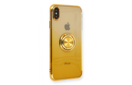 Newface iPhone XS Max Kılıf Marvel Yüzüklü Silikon - Sarı
